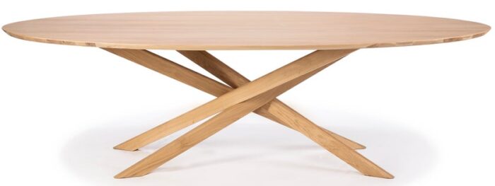 Table ovale MIKADO, Chêne