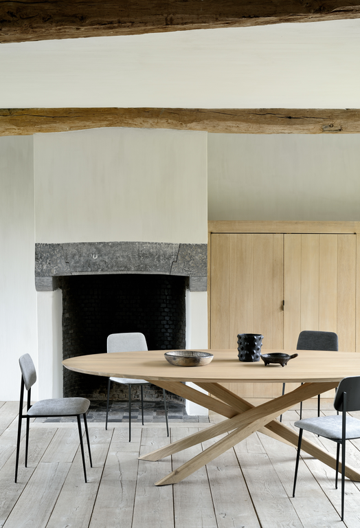Table ovale MIKADO, Chêne – Image 4