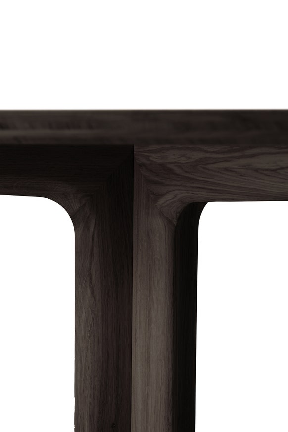 Table CORTO en chêne, Chêne vernis brun – Image 3
