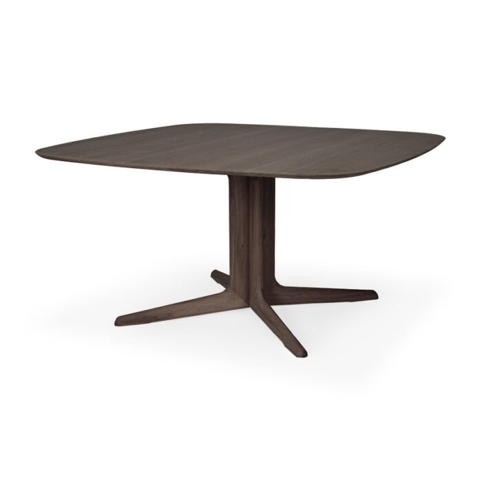 Table CORTO en chêne, Chêne vernis brun