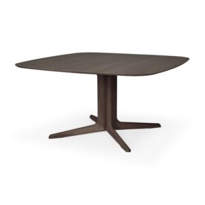 Table CORTO en chêne, Chêne vernis brun