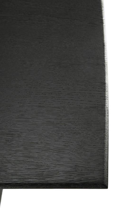 Table à manger GEOMETRIC, 250 x 100 x 76 cm, Chêne teinté noir – Image 4