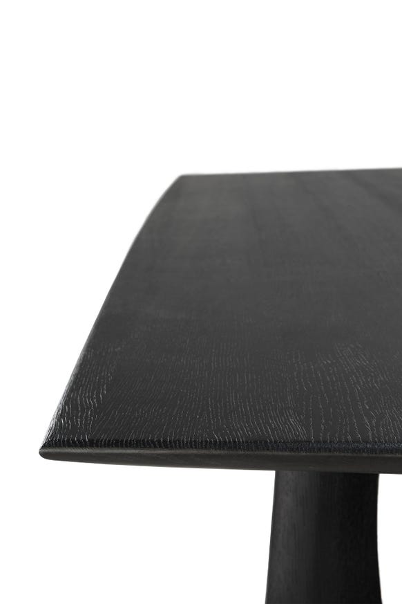 Table à manger GEOMETRIC, 250 x 100 x 76 cm, Chêne teinté noir – Image 6