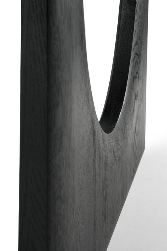 Table à manger GEOMETRIC, 250 x 100 x 76 cm, Chêne teinté noir – Image 7