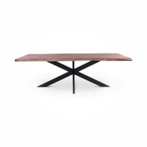 Table SAGANO Collection Cèdre Rouge, plateau acacia, 240x100 cm