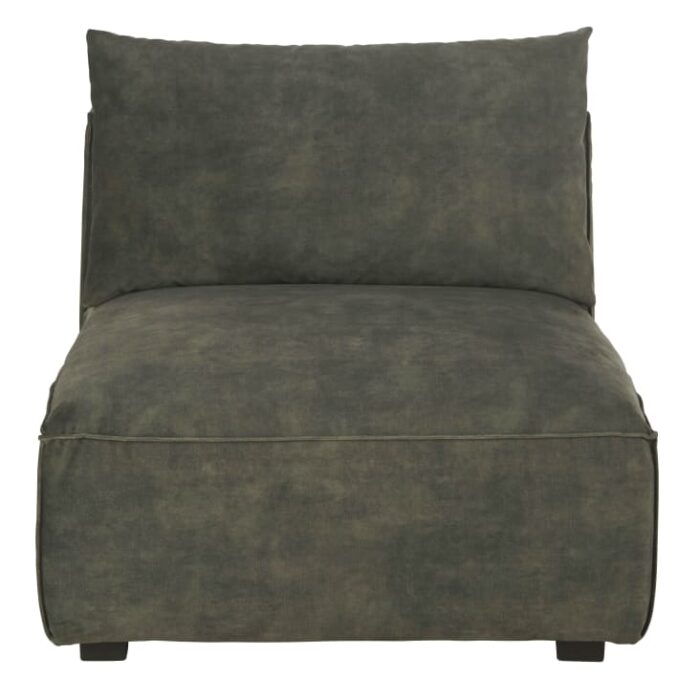 Barack - Green marbled velvet modular sofa chair