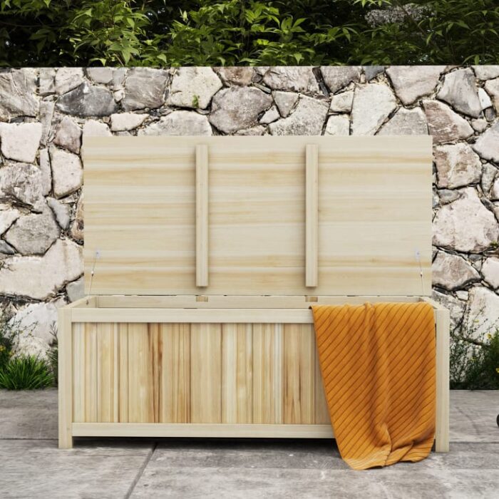 Outsunny - Coffre de rangement extérieur 172L - dim. 120L x 55l x 45H cm - bois – Image 7