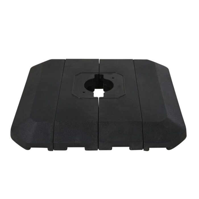 Aguadila - Dalles noires pour parasol déporté (x4)