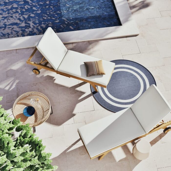 Oleron - Matelas pour bain de soleil écru – Image 2