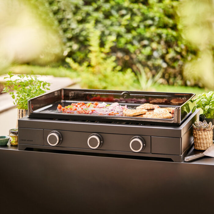 Plancha Modern Gaz 75 cm Acier noir – Image 5