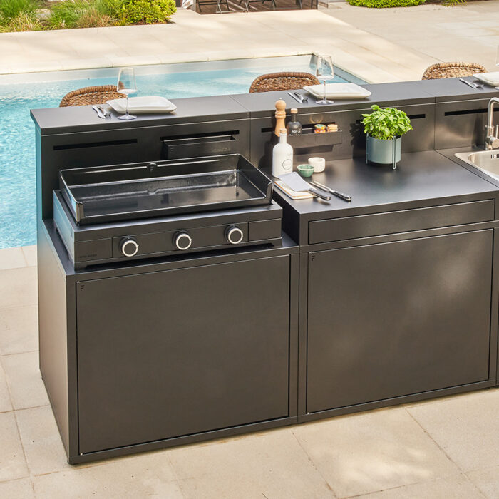 Plancha Modern Gaz 75 cm Acier noir – Image 4