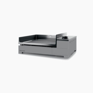 Plancha Premium Électrique 45 cm Acier noir et gris clair