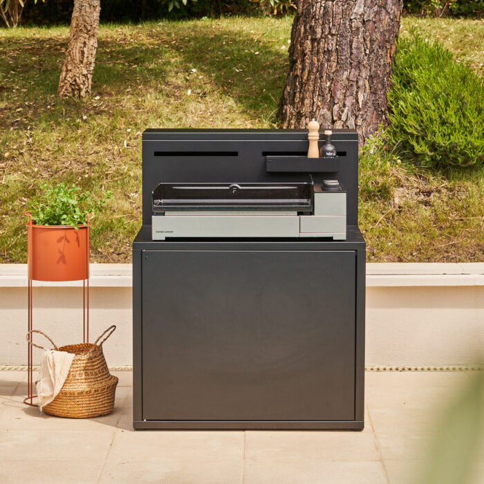 Plancha Premium Électrique 60 cm Acier noir et gris clair – Image 6