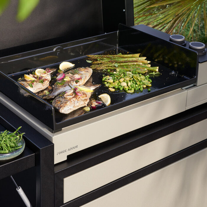 Plancha Premium Gaz 60 cm Acier noir et gris – Image 10