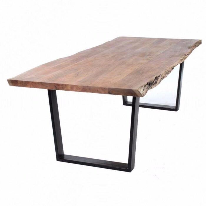 Table SAGANO Collection Cèdre Rouge, plateau acacia, 240x100 cm – Image 3