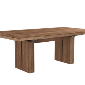 Table à rallonges DOUBLE, Teck