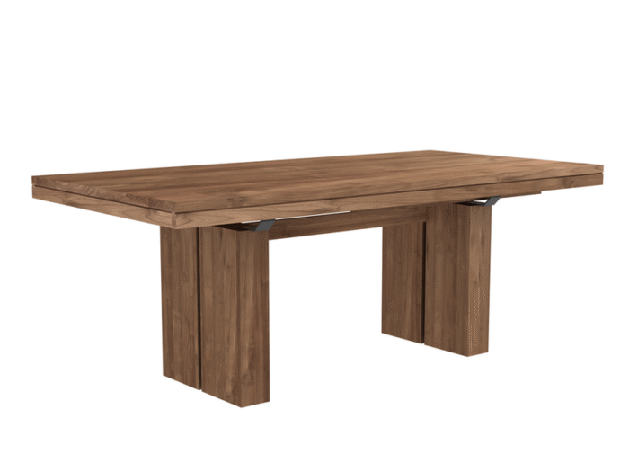 Table à rallonges DOUBLE, Teck – Image 3