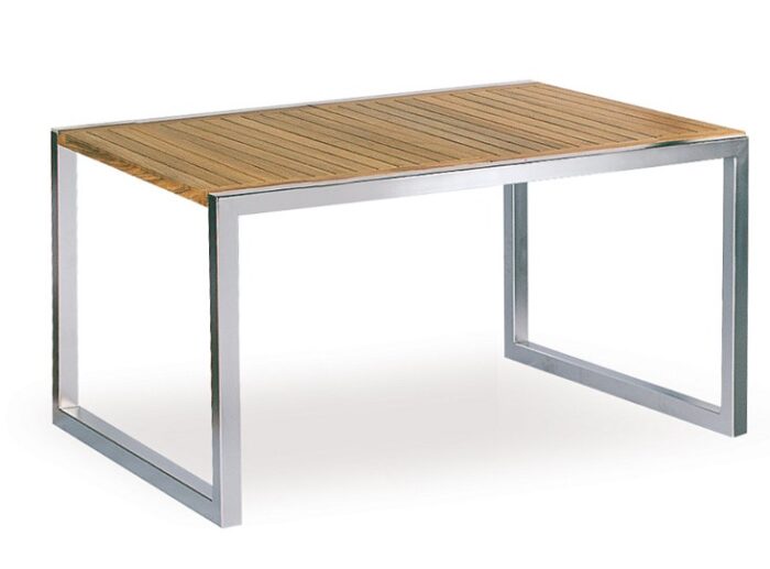 Table NINIX en teck EP, 150 x 90 cm
