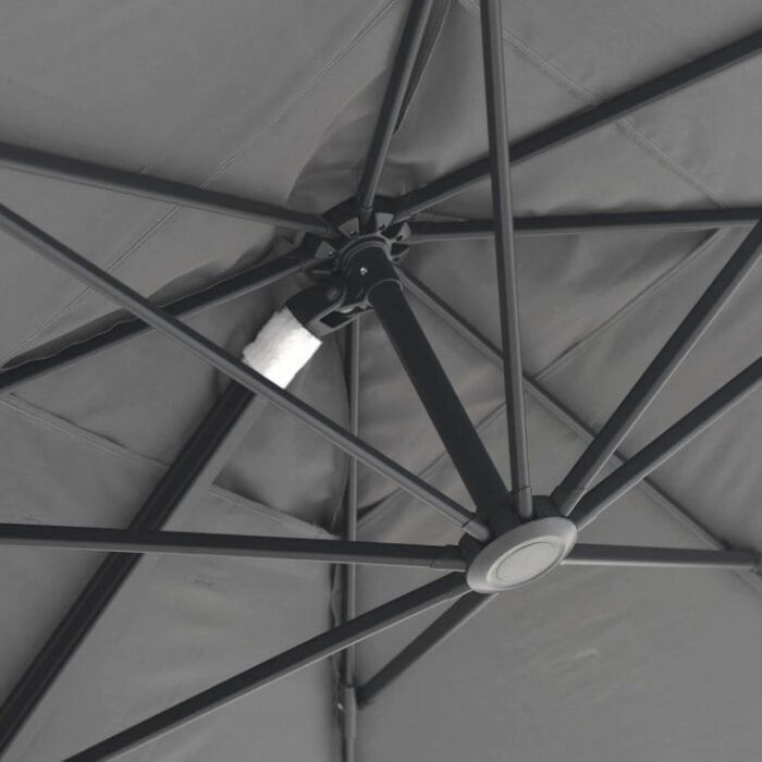 Malaga - Toile pour parasol déporté 3x3m anthracite - Malaga, Brescia et Palma – Image 3
